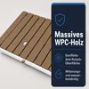 Rechteckige Bodendusche aus WPC für Garten, Pool, Sauna Produktbild-Vorschau 5
