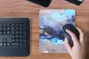MuchoWow® Mauspad Mousepad Blau - Grau - Kunst - Abstrakt - Produktbild-Vorschau 4