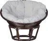 MiaMöbel Sessel Rattan 100 cm Modern 100% Baumwolle Rattan Produktbild-Vorschau 2