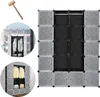 Yakimz Kleiderschrank Regalsystem DIY Regal Stabil Produktbild-Vorschau 1