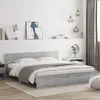 Giroletto con testiera grigio Sonoma 180x200 cm Anteprima dell’immagine prodotto 2