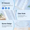 7-teiliges Kunststoff-Messbecher-Set, 30–250 ml, transparent Produktbild-Vorschau