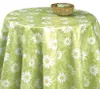 PVC Tischdecke Gänseblümchen grün weiß Wachstuch - Breite & Produktbild-Vorschau 3