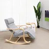 Songmics fauteuil à bascule, chaise longue, repose-mollets Voir les images du produit 6