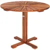 Casaria Tavolo da Giardino Sunrise Rotondo Legno di Acacia Anteprima dell’immagine prodotto 2