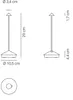 Lampada a led da tavolo Pina Pro Corten ricaricabile e Anteprima dell’immagine prodotto 5