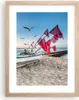 Gerahmtes Poster - Rahmen in heller Eiche - £ódŸ Küste Produktbild-Vorschau 1