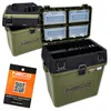 Angelkoffer Sitzbox Angelkasten 37x24x37,5 cm mit Produktbild-Vorschau 1