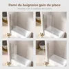 S'AFIELINA Cabine de douche pliante en 2 pièces pour Voir les images du produit 3
