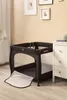 A black playpen is set up on a wooden floor next to a white dresser. Anteprima dell’immagine prodotto