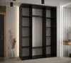 Šatní skříň ASIRI 1 - 170/45 cm, černá / černá Náhled obrázku produktu 3