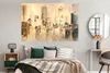 MuchoWow® Poster Gemälde - Öl - Abstrakt - Skyline 180x120 Produktbild-Vorschau 4