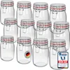 WELLGRO Einmachgläser mit Bügelverschluss rund 235ml - Produktbild-Vorschau 1