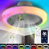 50W Leiser Deckenventilator mit Beleuchtung, Music LED Produktbild-Vorschau 1