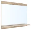 Badezimmerspiegel ‘Krildihana’ mit Ablage 60 x 50 x 12 cm Produktbild-Vorschau 2