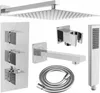 Mexen Cube DR02 Unterputz-Badewannen-/Brausegarnitur mit Produktbild-Vorschau 1