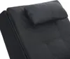 vidaXL Masážní lehátko s polštářem Black Faux Leather Náhled obrázku produktu 6