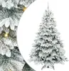 vidaXL Sapin de Noël artificiel avec 300 LED Blanc 210 cm Voir les images du produit 1