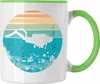 Trendation - Taucher Grafik Tasse Geschenk für Tauchlehrer Produktbild-Vorschau 1