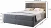 Masseno Boxspringbett GLOS 140x200 cm Komplett-Set mit Produktbild-Vorschau 6