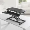 Réhausseur de bureau ajustable en hauteur, 80 x 40 cm, noir Voir les images du produit 6