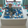 Ballebad 90x90cm mit 150 Ballen Schaumstoffrand waschbar Produktbild-Vorschau 4