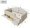 Cama infantil de 90x190 cm, tipo acolchada, con dos Vista previa de la imagen del producto 2