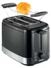 Toster na 2 kromki, 800 W, czarny/stal nierdzewna, Podgląd zdjęcia produktu 2