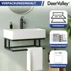DeerValley Modernes Wand Waschbecken Mit Schwarzem Produktbild-Vorschau 10