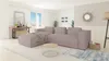 S-STYLE MÖBEL - Modernes Ecksofa Bello aus Puderrosa Cord Produktbild-Vorschau 2
