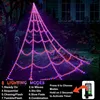 Spinnennetz-Lichter für Halloween-Dekorationen im Freien – Produktbild-Vorschau 4