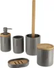 Tendance Kosmetik Aufbewahrungsbox grau Polyresin Bambus Produktbild-Vorschau 6
