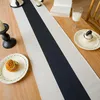 Bieżnik stołowy, wodoodporny, len, 40 x 140 cm, czarny Podgląd zdjęcia produktu 7