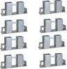 8er Set Holzstapelhilfe feuerverzinkter Stahl 34x10x15 cm Produktbild-Vorschau 1
