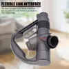 Close-up of a vacuum cleaner attachment with text overlay describing its features. Produktbild-Vorschau