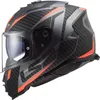 LS2 FF800 Storm II Racer Helm, grau matt/orange, M (57/58) Produktbild-Vorschau 6