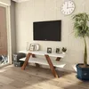Skye Decor, Basic- Basic RAN, bílá, barva ořech, TV Náhled obrázku produktu 1