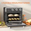 Minibackofen, 20L, 5 Funktionen, 360° Heißluft, Grillrost, Produktbild-Vorschau 5