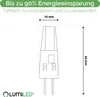 LUMILED 10 sztuk żarówek LED G4, zimna biel, 3 W, zastępuje Podgląd zdjęcia produktu 8