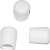 100 x Kappe für Rundrohr D=10/11 mm L=12,5 mm weiss PVC Produktbild-Vorschau 1