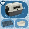 Faziango Hundebox Auto Rückbank Transportbox 60.4x42x39.8cm Produktbild-Vorschau 2