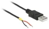 DELOCK USB Kabel A -> 2x offene Kabelenden Strom 0.10 Produktbild-Vorschau 4