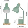 Schreibtischlampe POPPY, grün Produktbild-Vorschau