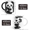 MIAMIO - Panda Keramik Tasse 400ml 3D Becher Tier für Produktbild-Vorschau 3