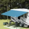 vidaXL Wohnwagenmarkise 240 x 460 cm Wasserdicht Blau Taft Produktbild-Vorschau 2