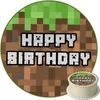 Minecraft 20 cm oblátky na tortu - vegánske, bezlepkové, Náhľad obrázku produktu 1