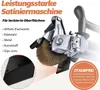 Satiniermaschine Bürstenschleifer 1500 W inkl. Stahldraht & Produktbild-Vorschau 2