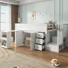 Flieks Lit superposé 90x200cm avec bureau extensible, lit Voir les images du produit 2