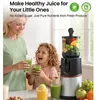 ZELURXX, extractor de jugos lento de 250W, 3 en 1: ideal Vista previa de la imagen del producto 6