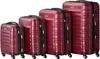 Set di valigie Zelsius 4 pezzi, rosso, valigia da viaggio Anteprima dell’immagine prodotto 7